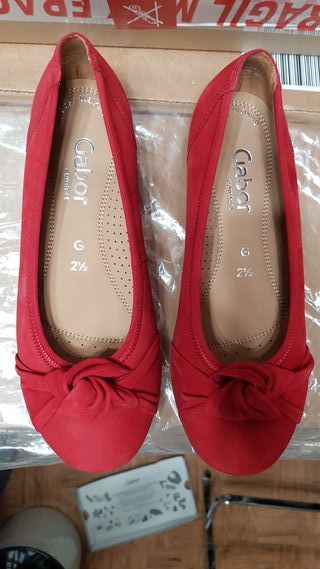 Bailarinas Gabor Shoes T-35 Rojas