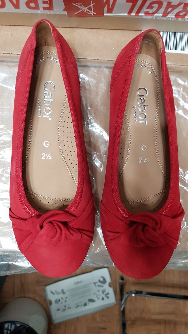 Bailarinas Gabor Shoes T-35 Rojas