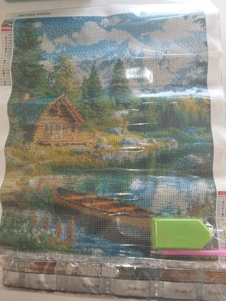 Kit Pintura Diamantes Paisaje SN1484 40x50