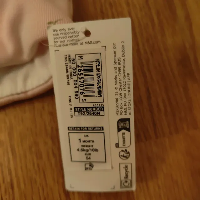 Bambina Giacca Rosa con Cappuccio M&S Mode