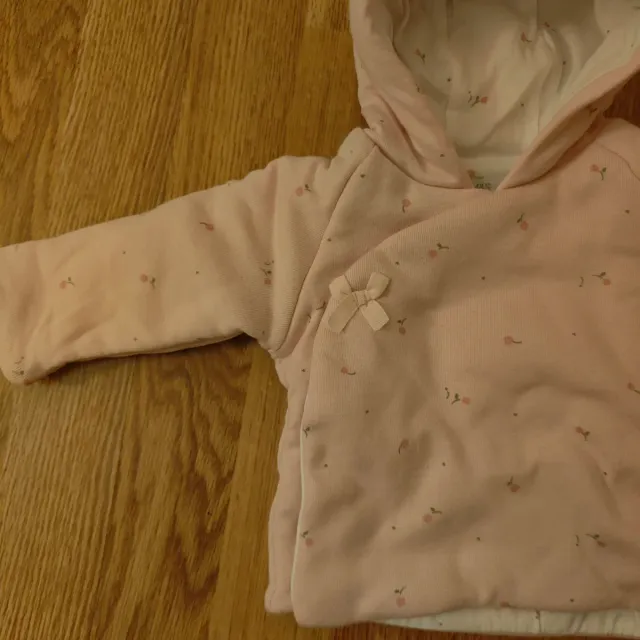 Bambina Giacca Rosa con Cappuccio M&S Mode