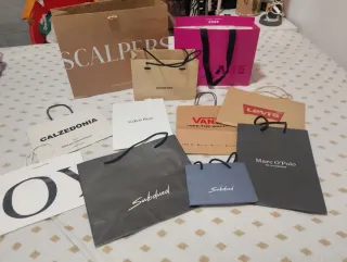 12 Bolsas de papel Scalpers, calvin clain, Marc Op