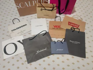 12 Bolsas de papel Scalpers, calvin clain, Marc Op