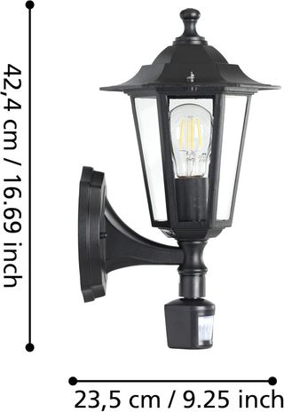 Aplique de pared para exterior Eglo Laterna 4