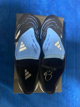 Botas Adidas Predator Bellingham AG Negras/Azules