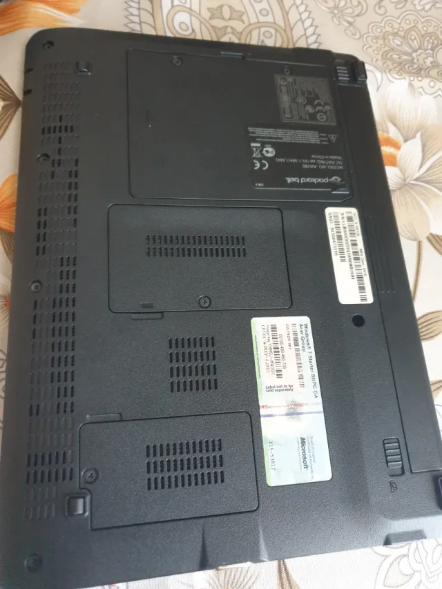 Portatile Packard Bell Nero