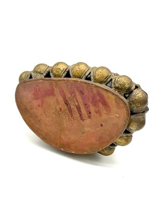 Statua Buddha Shakyamuni vintage 27 cm in ottone/bronzo