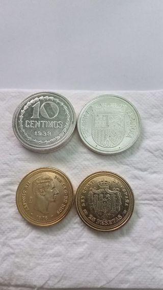 Reproducción Monedas antiguas España