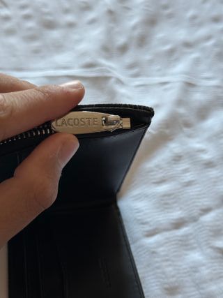 Billetera Lacoste Negra