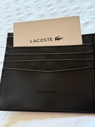 Billetera Lacoste Negra