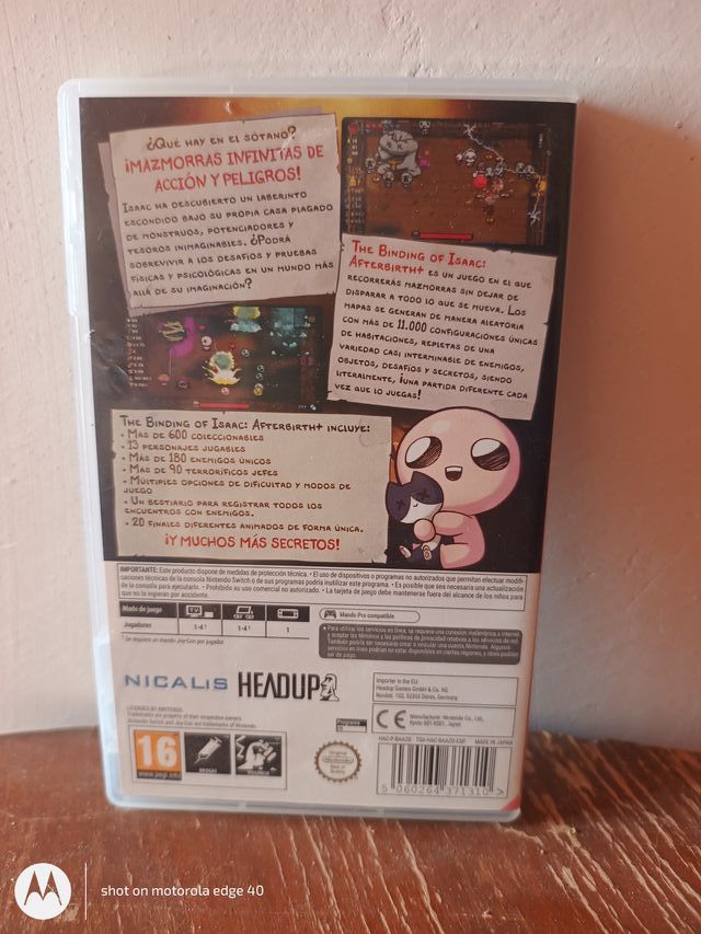 The Binding of Isaac Nintendo Switch