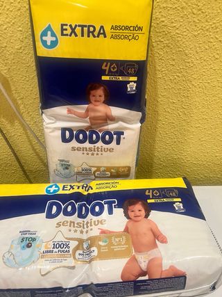 Pañales Dodot Sensitive Talla 4 (10-15kg)