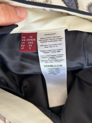 Pantalón de traje azul marino