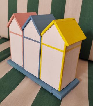 Riproduzione 3 cabine spiaggia Riviera Romagnola