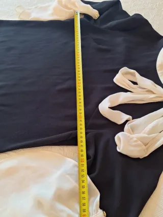 Vestido Teria Yabar negro y blanco