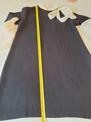 Vestido Teria Yabar negro y blanco