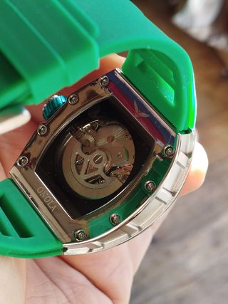 Reloj Automático Richard Style Diamantes Verde