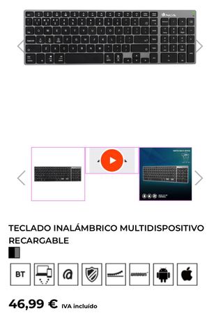 Teclado Inalámbrico NGS