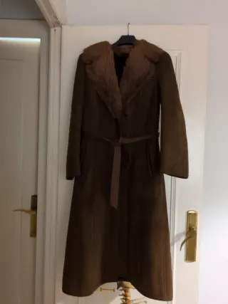 Abrigo piel mujer talla 36-38