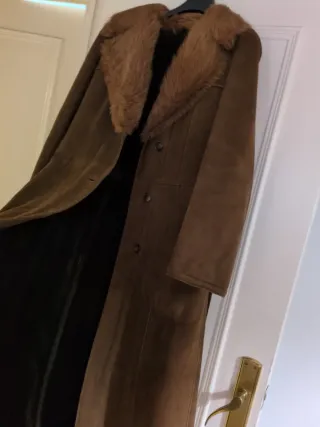 Abrigo piel mujer talla 36-38