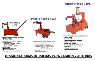 NUEVA: Desmontadora de ruedas de camión eléctrica