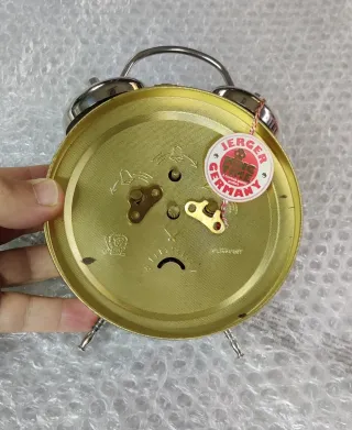 Sveglia vintage Jerger meccanica a carica manuale