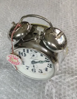 Sveglia vintage Jerger meccanica a carica manuale