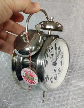Sveglia vintage Jerger meccanica a carica manuale