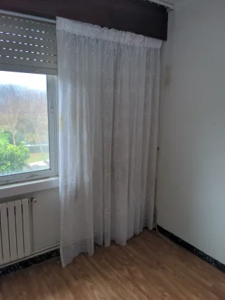 Cortinas de encaje blancas