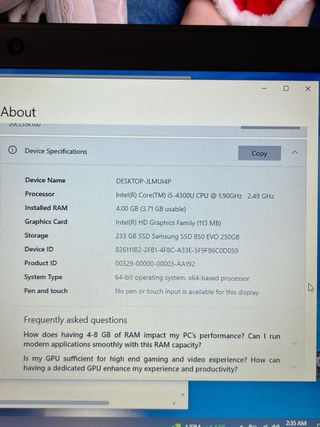 Lenovo ThinkPad x250