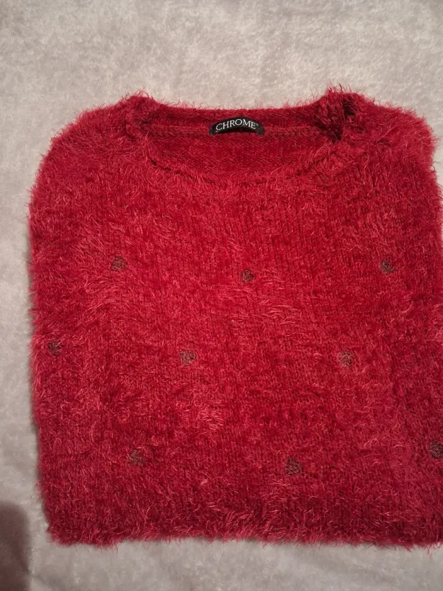 Maglia rossa pelosa Chrome