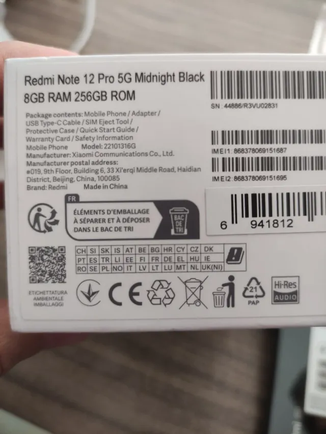 Xiaomi Redmi Note 12 Pro 5G