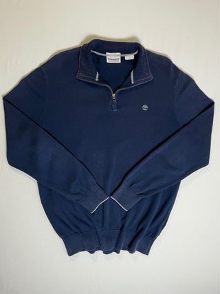 Jersey Timberland cuello alto de Punto Azul Marino