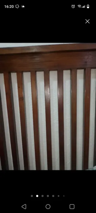 Cabecero Madera Maciza Cama 150cm