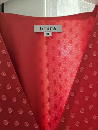 Vestido largo de plumeti