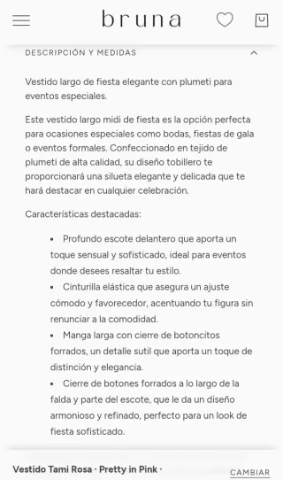 Vestido largo de plumeti