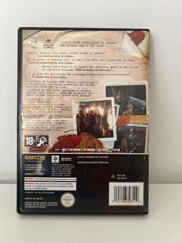 Resident Evil 4 + Disco bonus - Nintendo GameCube