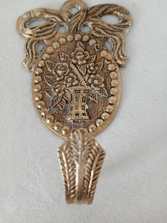 Pareja Colgadores Vintage Florales