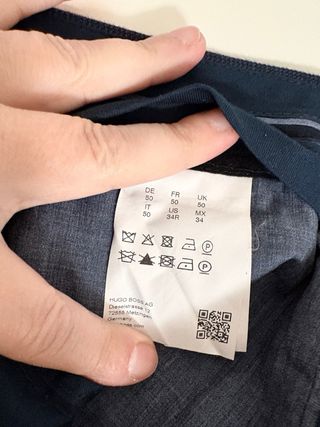 Pantalón de vestir Hugo Boss azul