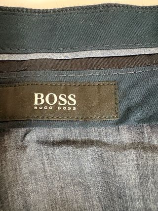 Pantalón de vestir Hugo Boss azul