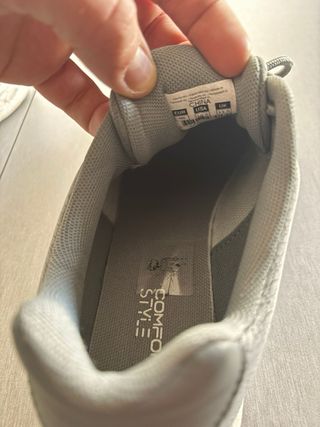 Zapatillas deportivas grises hombre