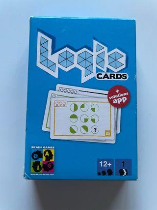 Juego de cartas Logic Cards Azul