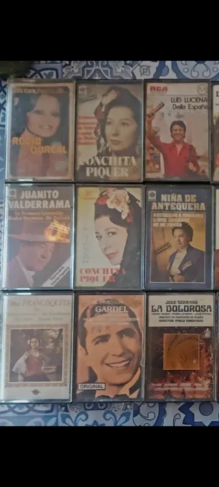 Lote Cintas Música Flamenco y Sevillanas