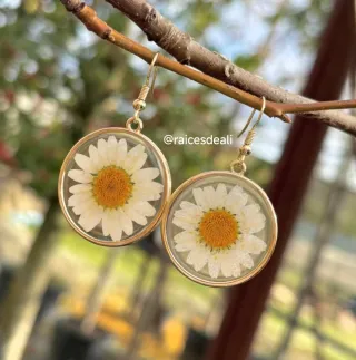 Pendientes Margarita Dorados