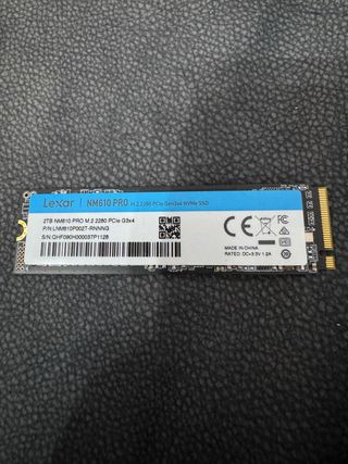 Lexar NM610 PRO SSD 2TB NVMe PCIe Gen3x4