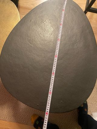 Tavoli Ausiliari in Metallo Nero e Dorato (x2)