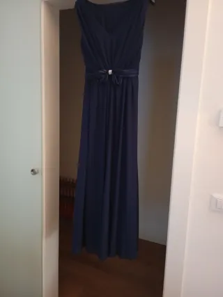 Abito elegante da sera/cerimonia blu tg 46/48