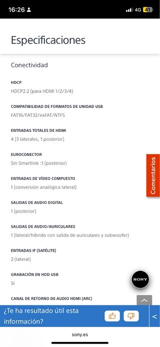 Smart TV Sony Bravia 49 KD-49XD8005