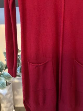 Abito in maglia rosso