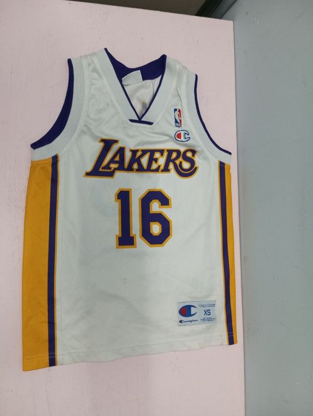 Camiseta Lakers Pau Gasol 16 Champion Talla XS